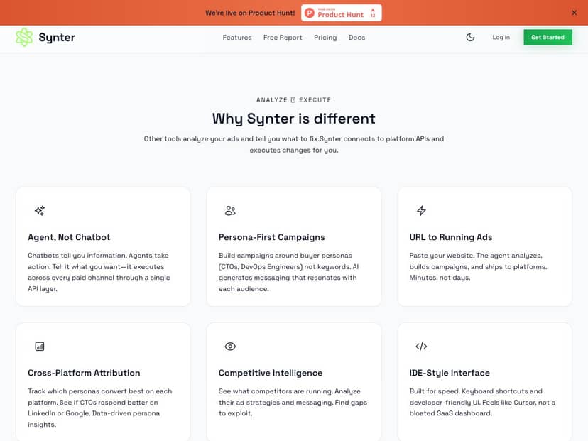 Synter Media AI interface
