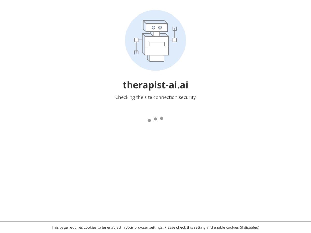 Therapist AI screenshot