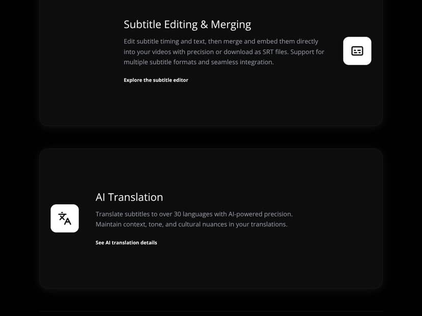 Translator interface