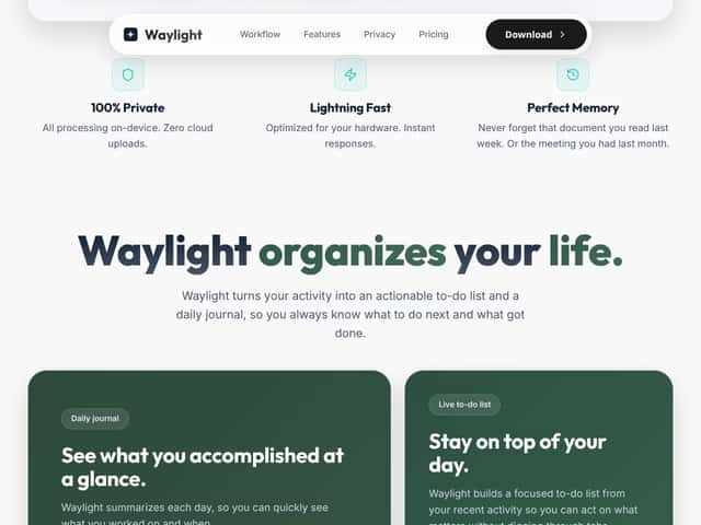 Waylight for macOS interface