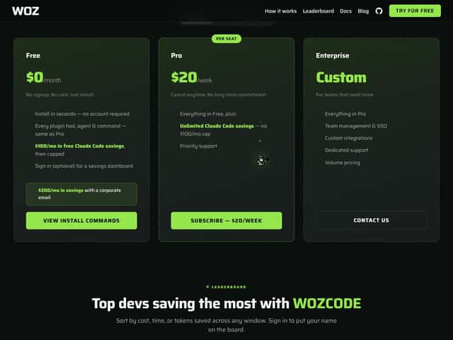 WOZCODE interface