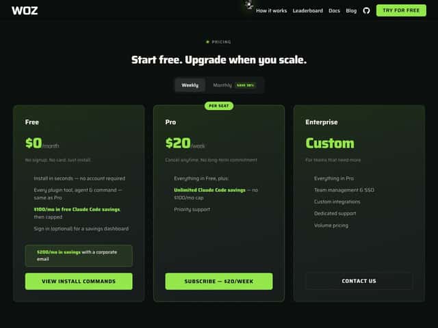 WOZCODE interface