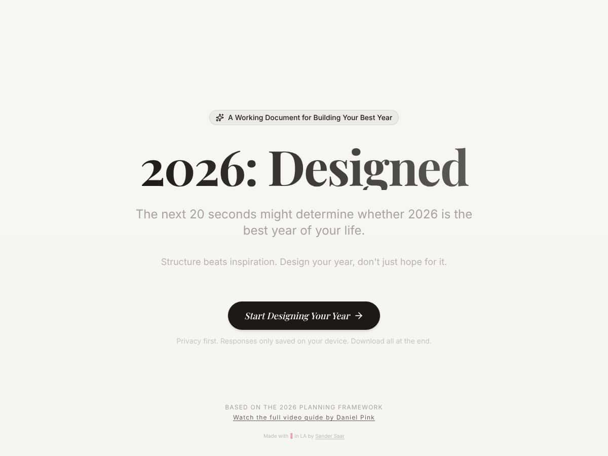 Year Designed screenshot