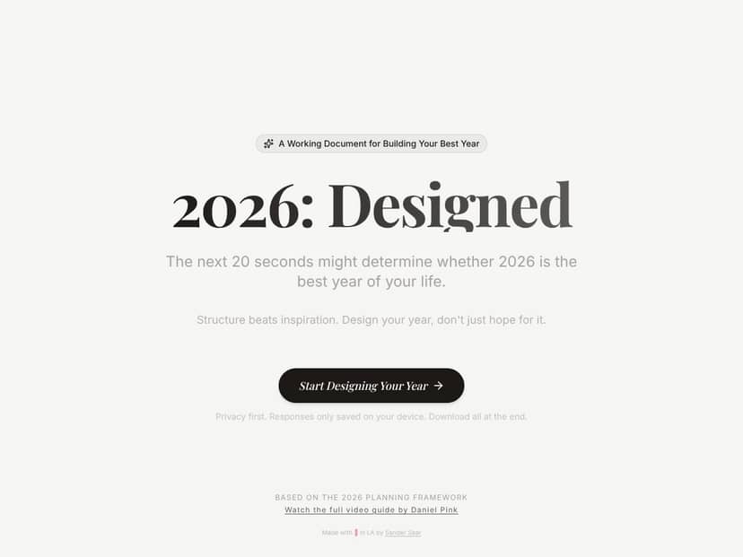 Year Designed screenshot