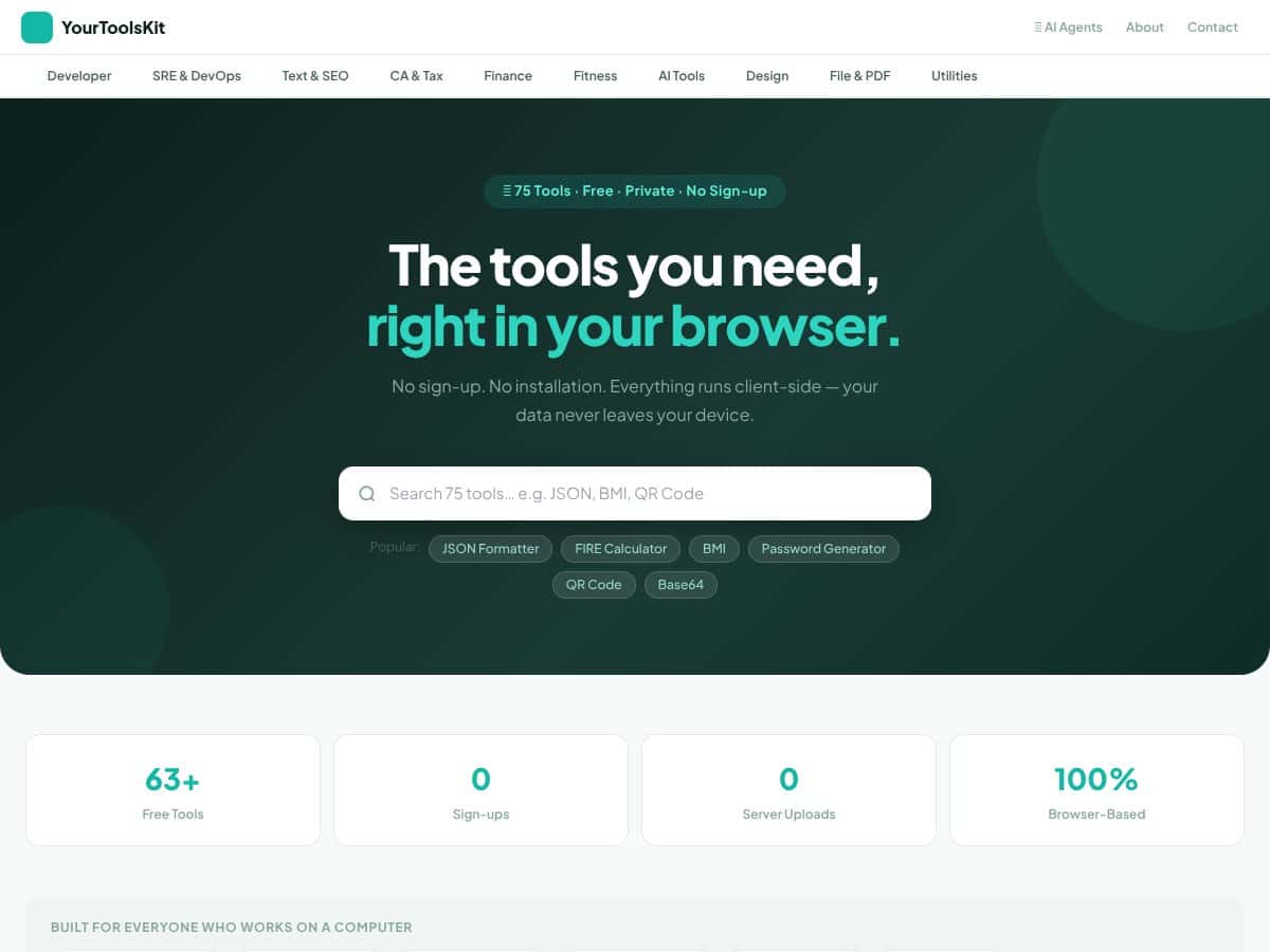 YourToolsKit screenshot