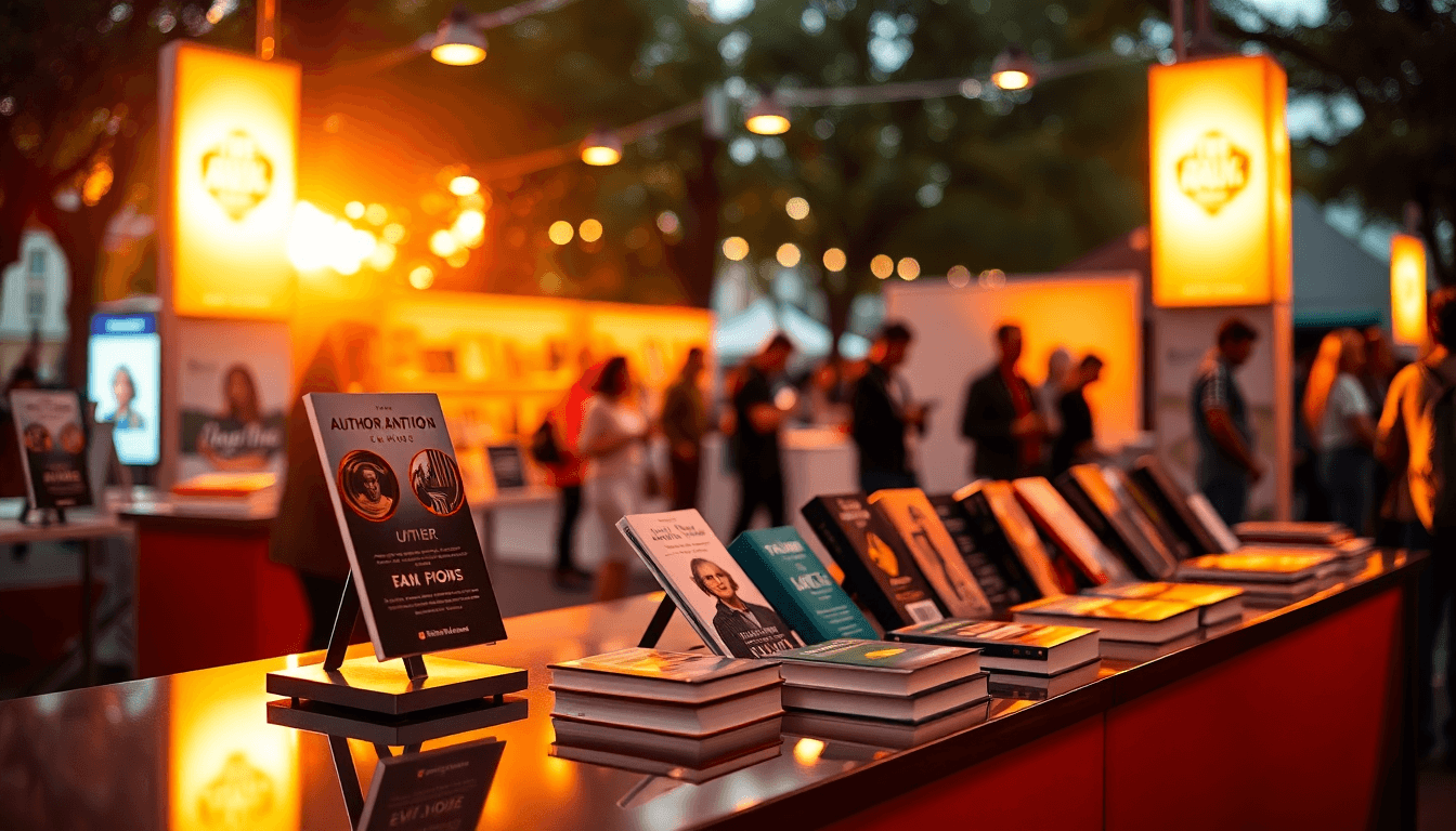 author table display featured image