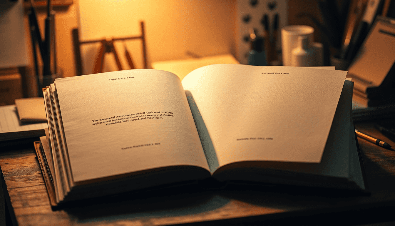 book title page featured image