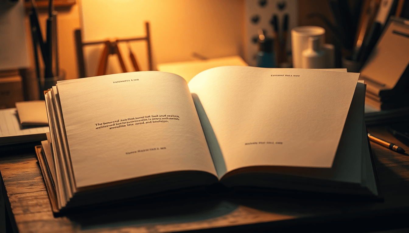 book title page featured image