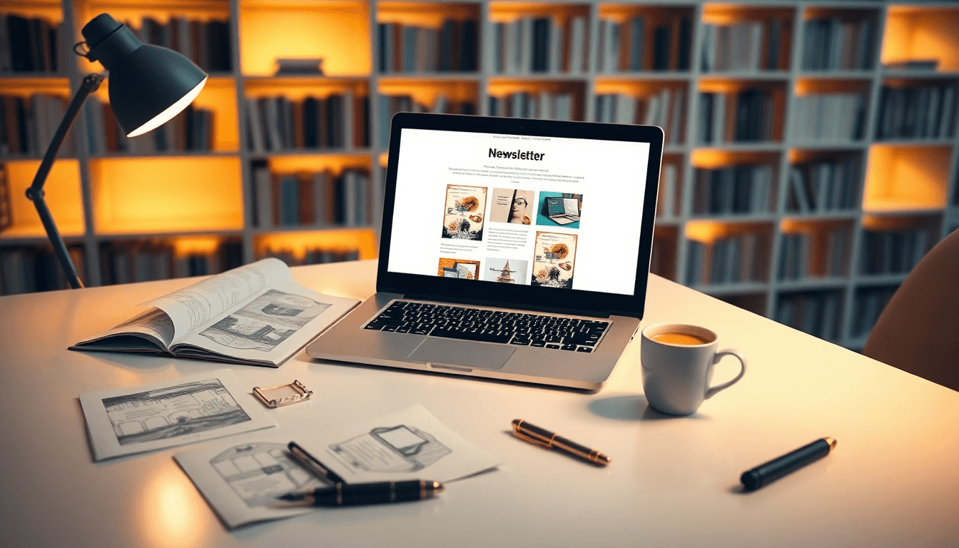 email newsletter ideas for authors featured image