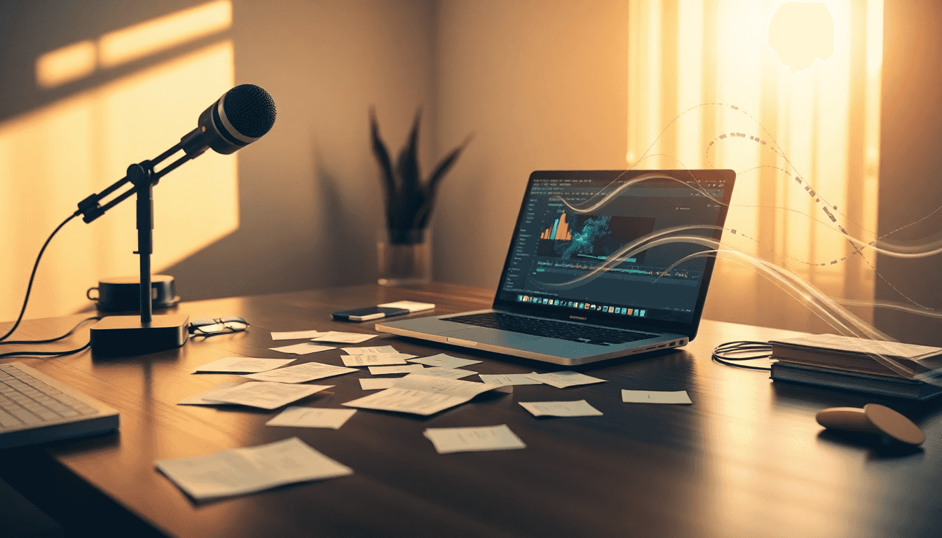 how to repurpose a podcast into blog posts featured image