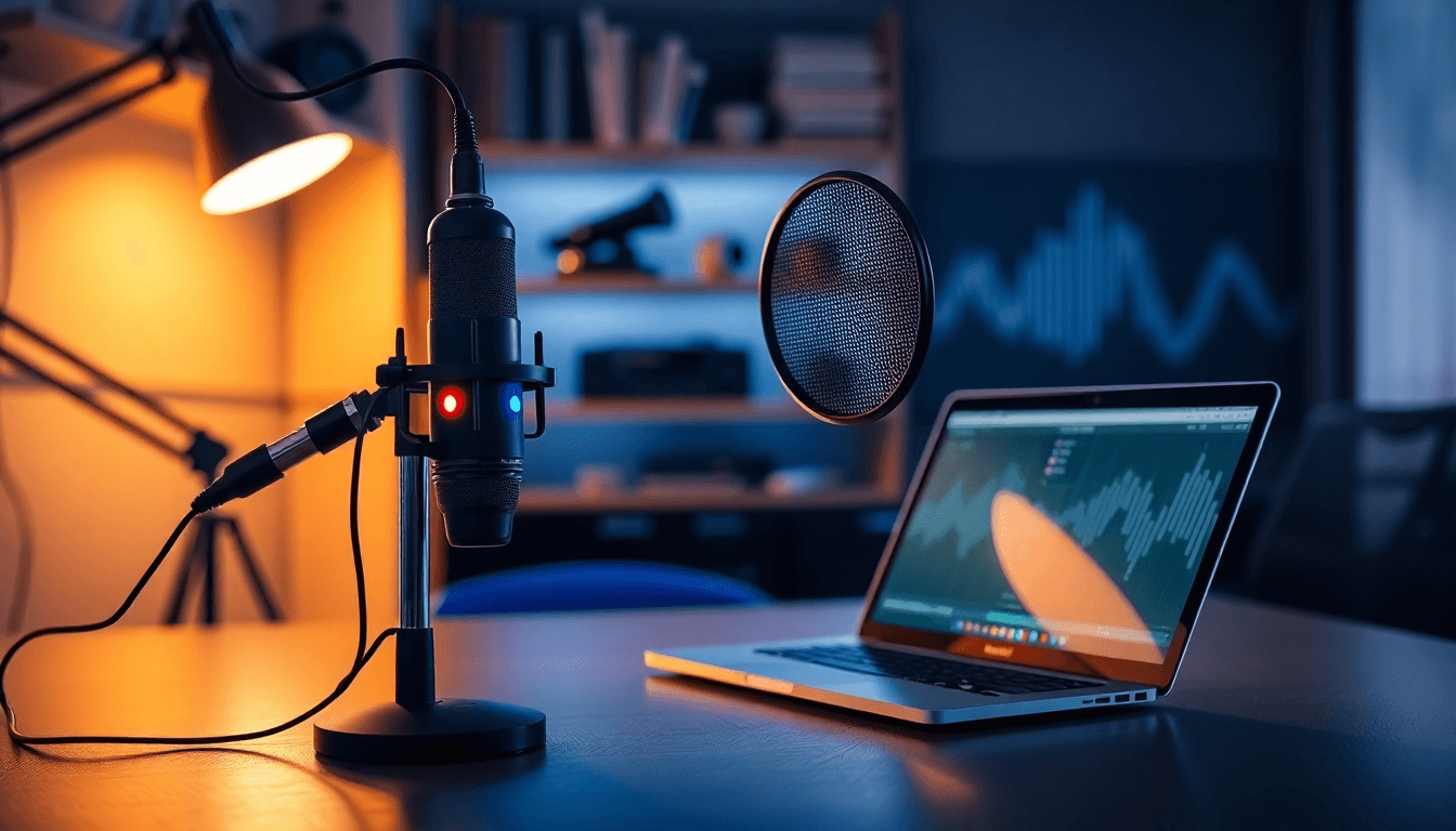 recording a podcast from home on a budget featured image