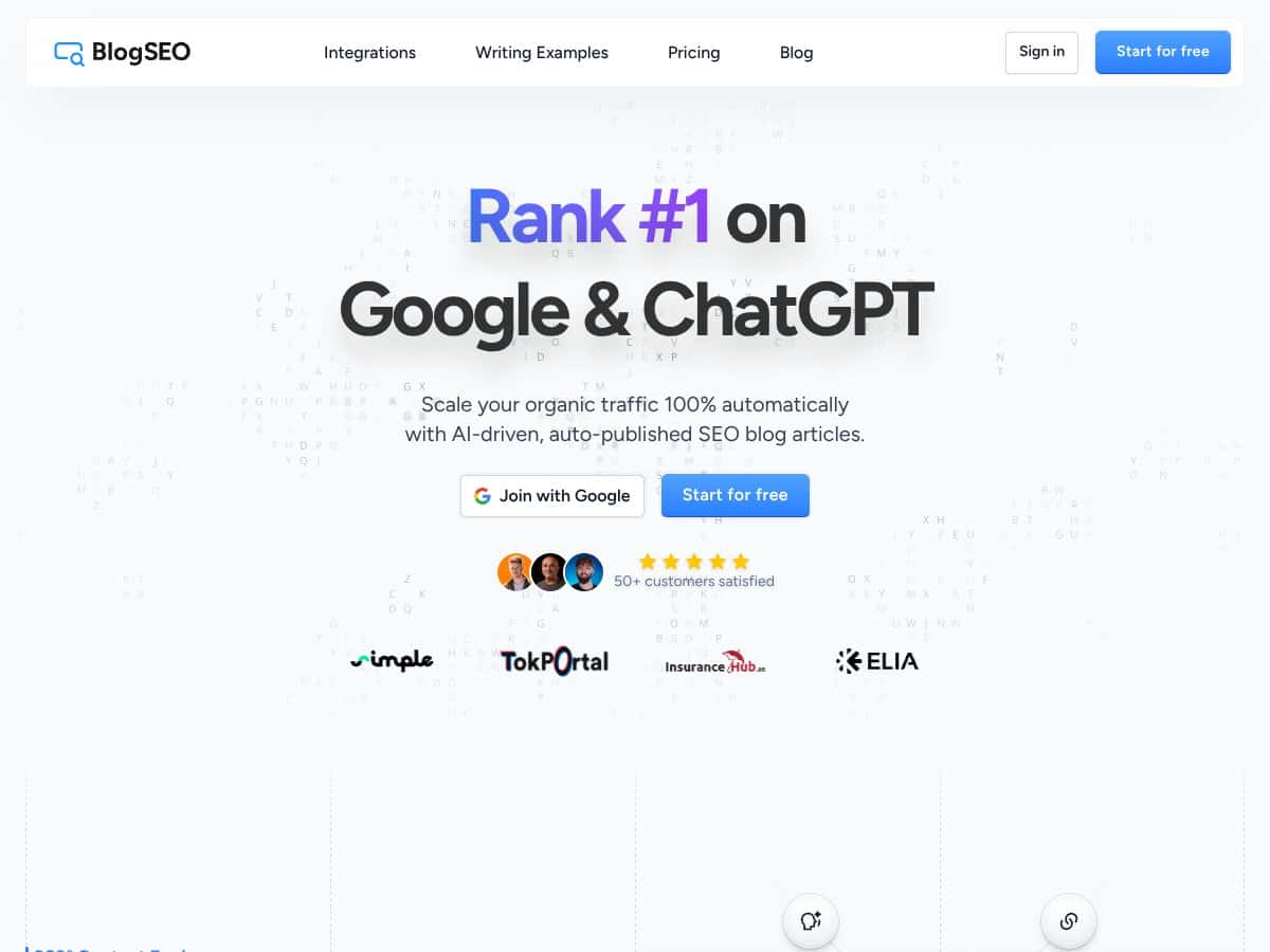 blogseo screenshot
