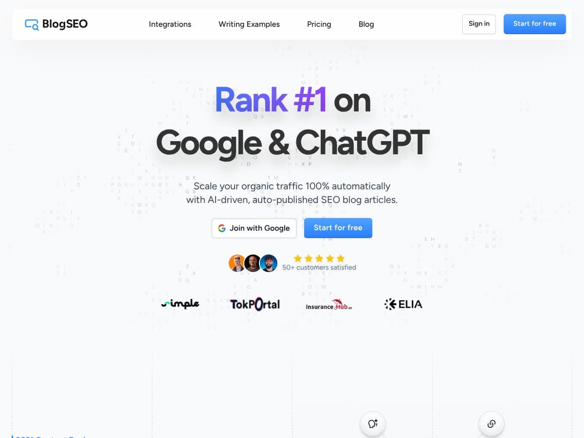 blogseo screenshot