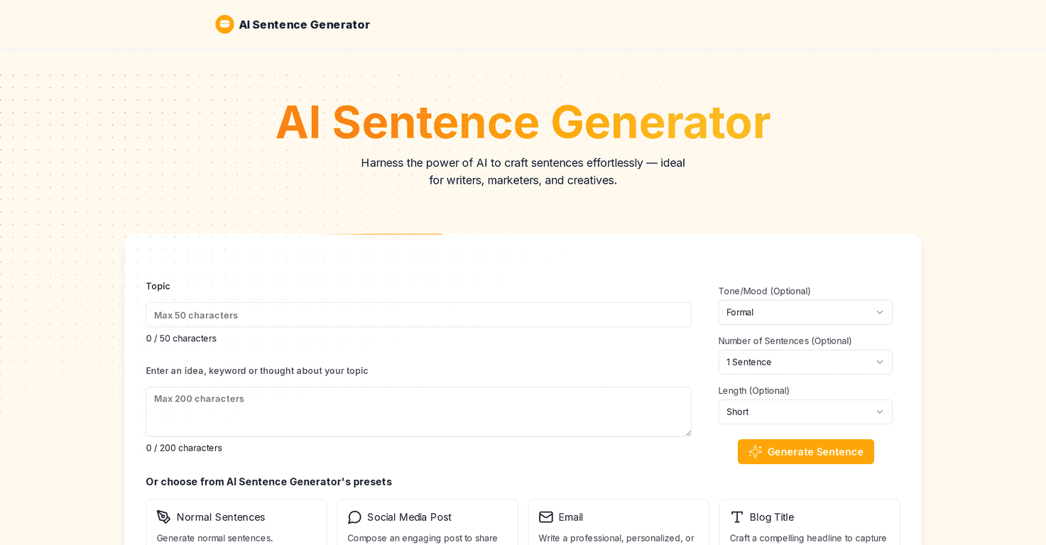 AI Sentence Generator Review – Crafting Perfect Sentences Made Easy