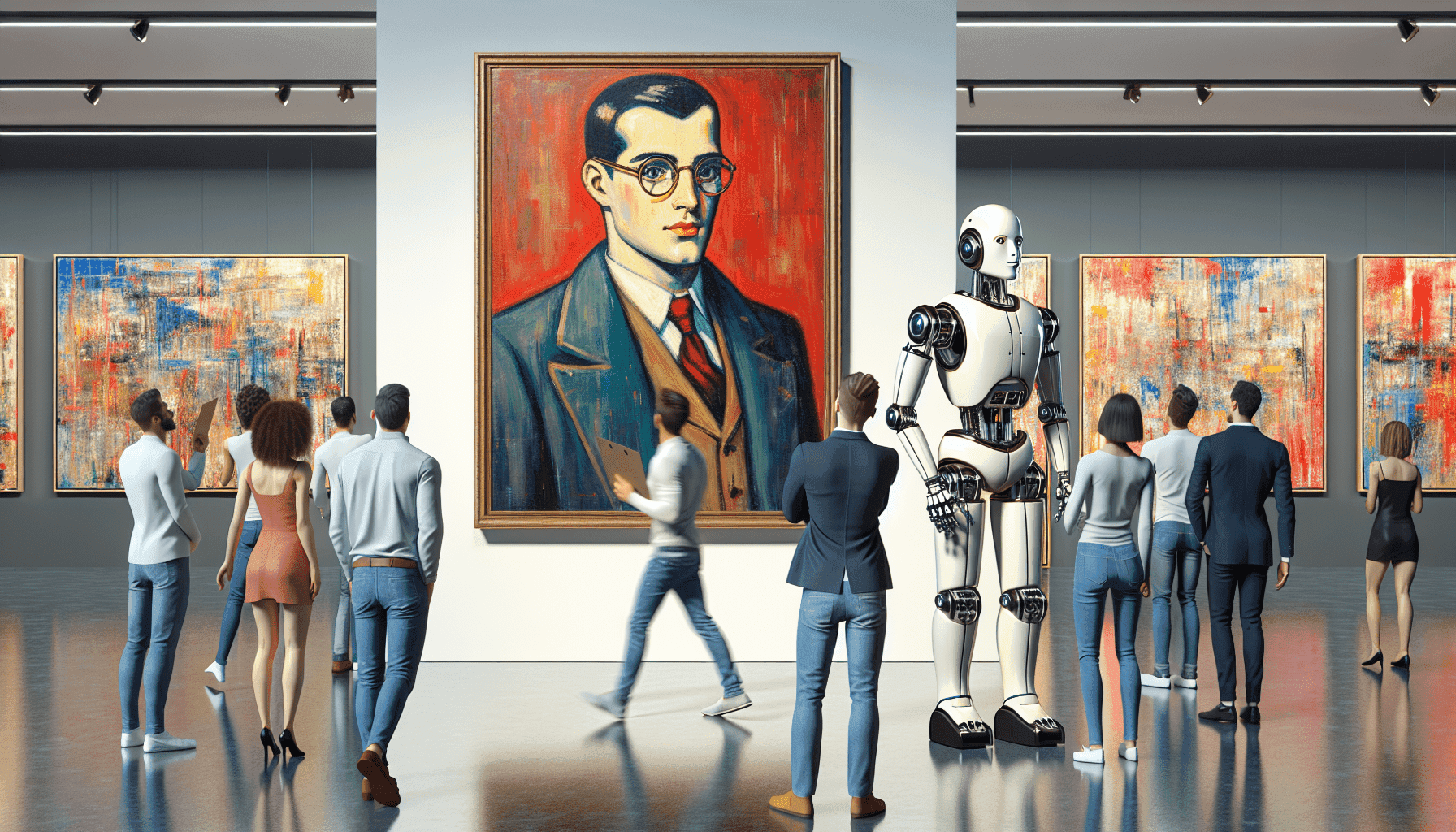 Ai-Da Robot’s Painting Sells for Over $1 Million at Auction