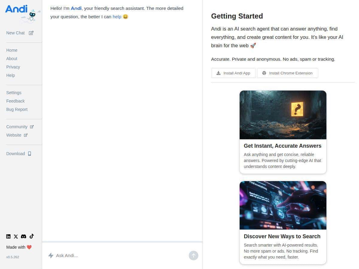 Andi Review – The Future of AI-Powered Searching