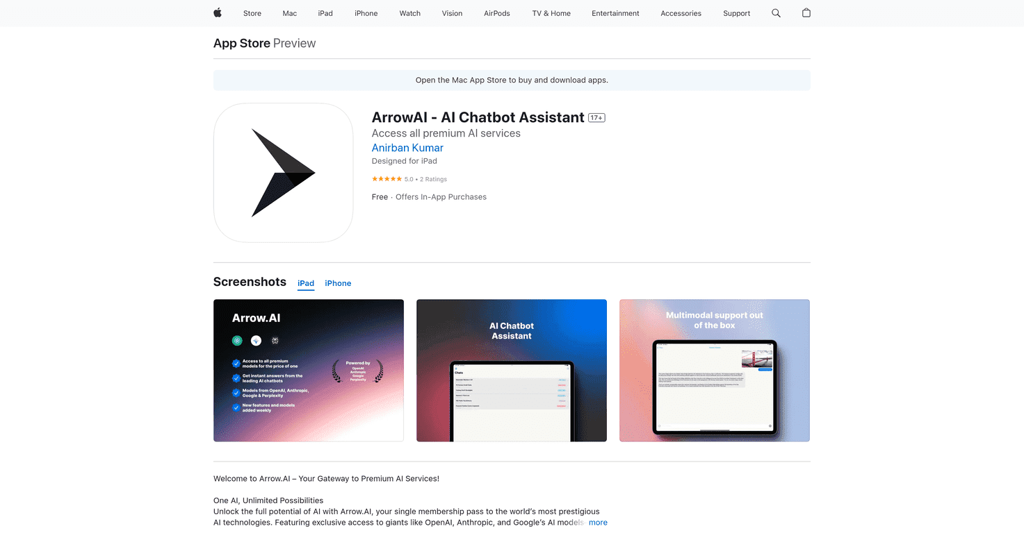 ArrowAI Review – Unlock Premium AI Services Easily