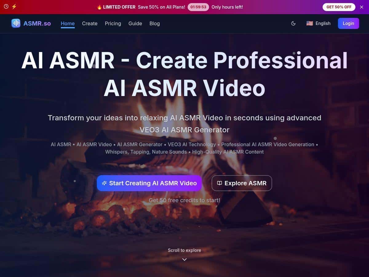 ASMR.so Review – Create Relaxing ASMR Videos Quickly