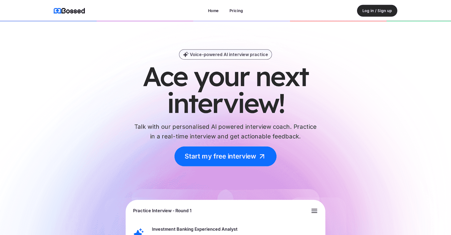 Bossed Review – Your AI Interview Companion