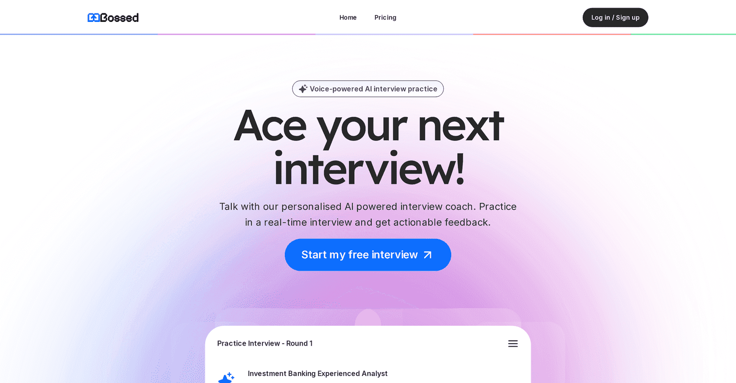 Bossed Review – Your AI Interview Companion