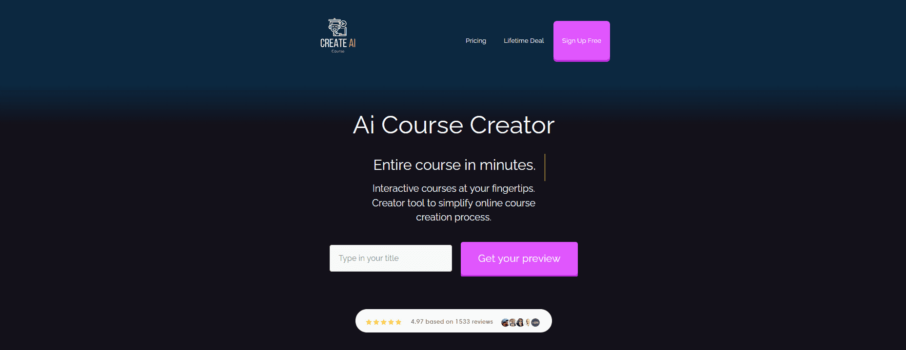 CreateAiCourse Review – Effortless Course Creation Made Easy
