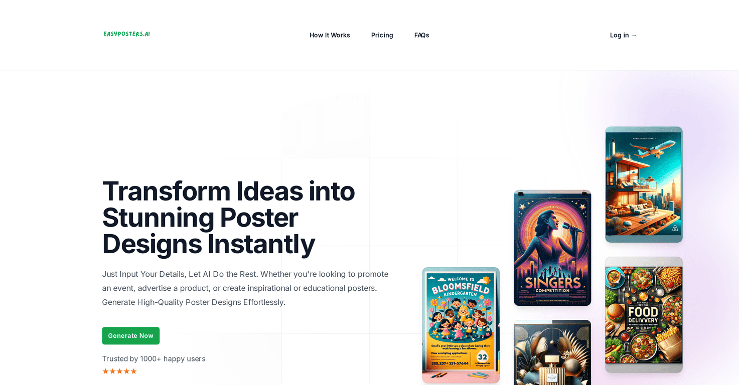 Easy Posters AI Review – Create Stunning Posters Effortlessly