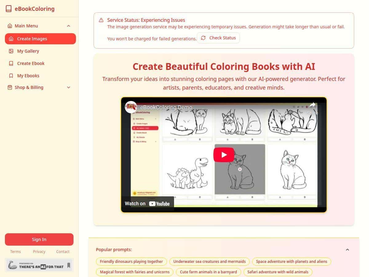 eBookColoring Review – AI Coloring Book Creator Experience