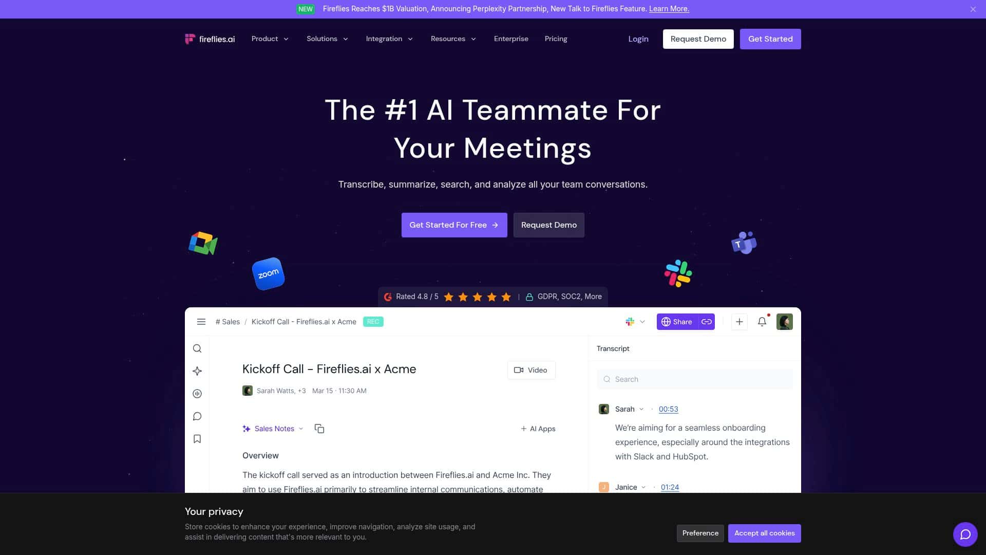 Fireflies Review – The Ultimate Meeting Helper