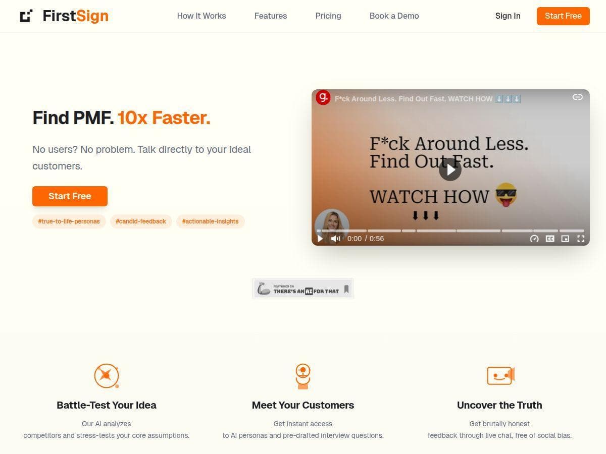 FirstSign Review – Streamlining User Research with AI