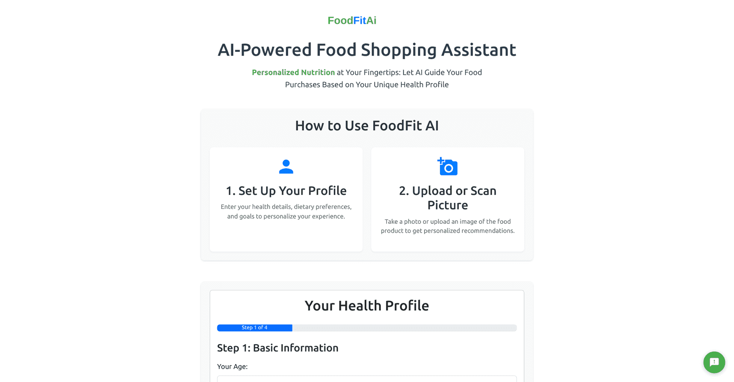 FoodFit.ai Review – Your Personalized Shopping Assistant