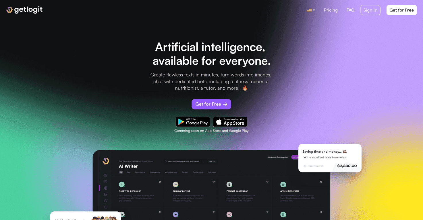 GetLogit Review – Your All-in-One AI Writing Tool