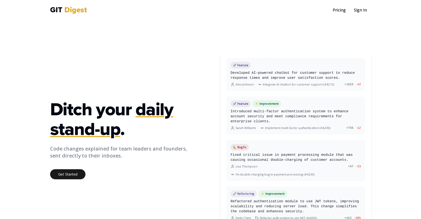 Git Digest Review – Simplifying Code Updates for Teams
