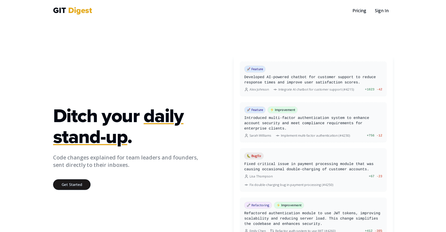 Git Digest Review – Simplifying Code Updates for Teams