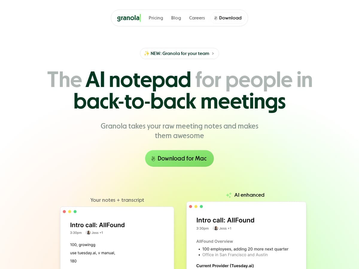 Granola Review – Simplify Meeting Notes with AI