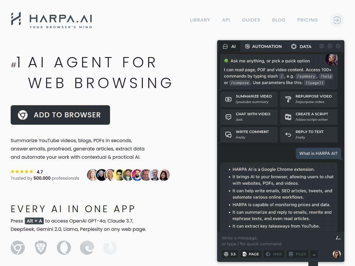 Harpa Review – The All-in-One AI Browser Tool for Productivity