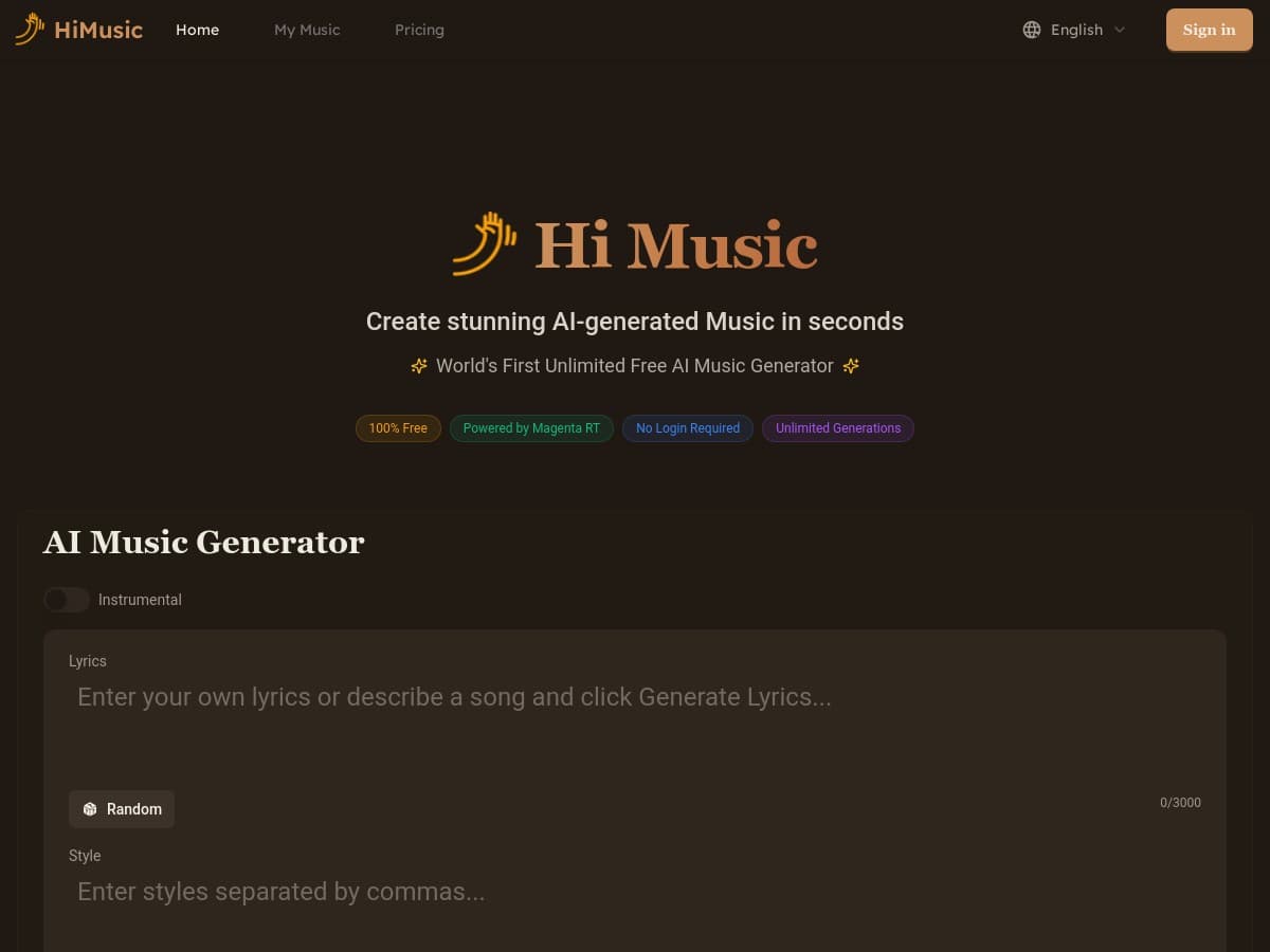 Hi Music Review – Create Free AI Music Effortlessly