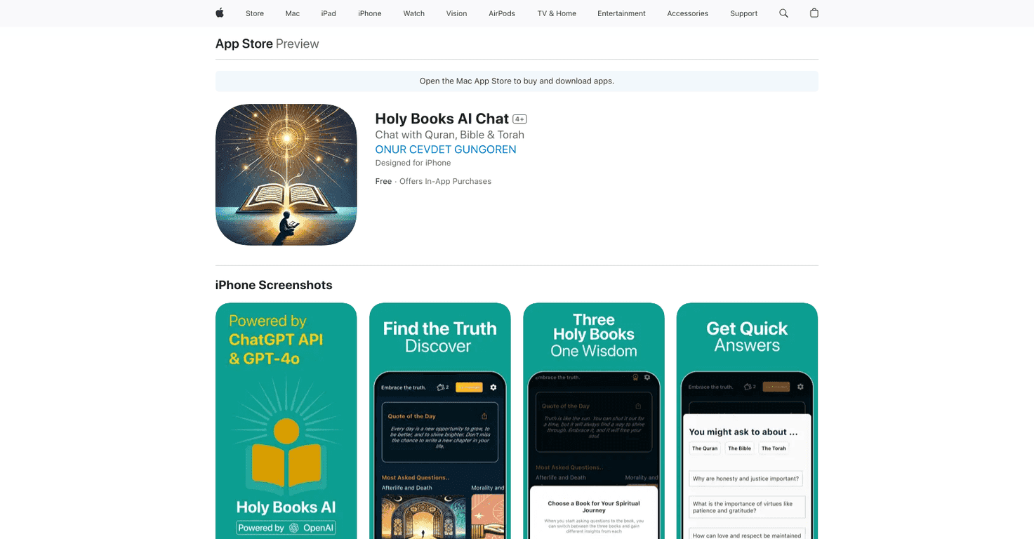 Holy Books AI Chat Review – Your Personal Spiritual Guide