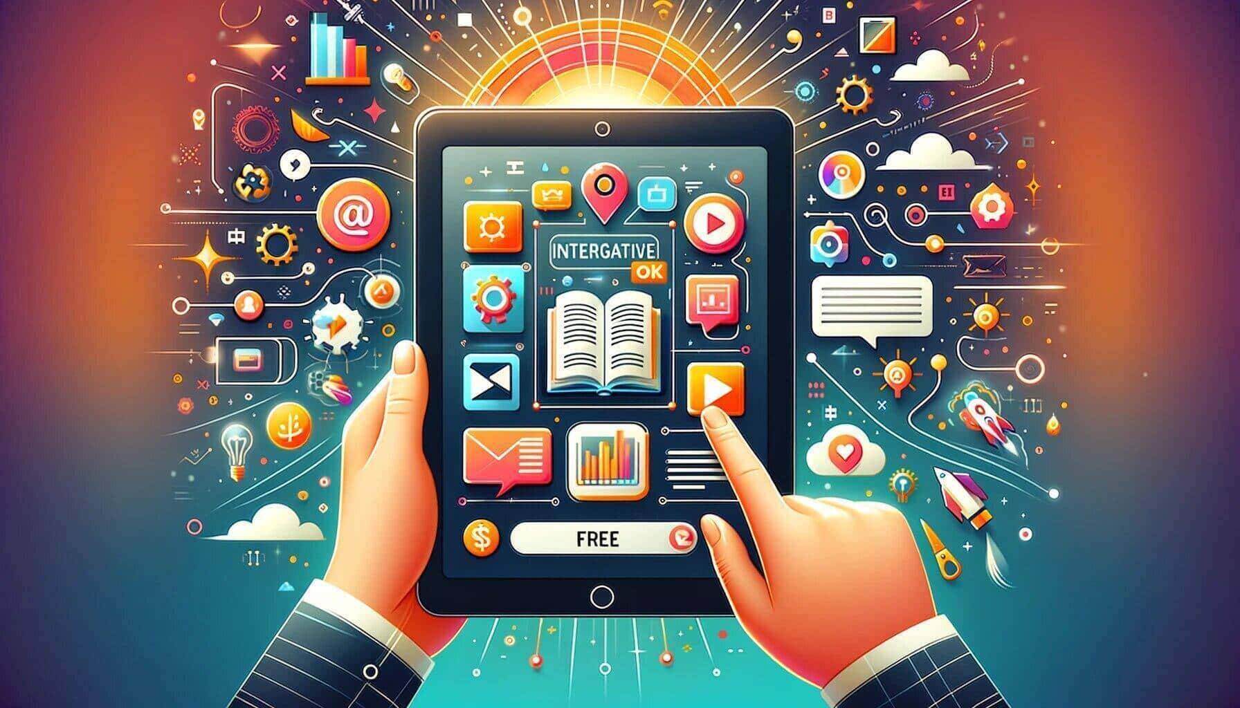 how to create interactive books for free