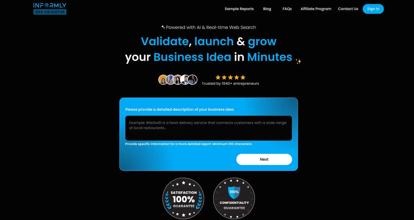 Informly Idea Validator v2 Review – Validate Your Business Quickly