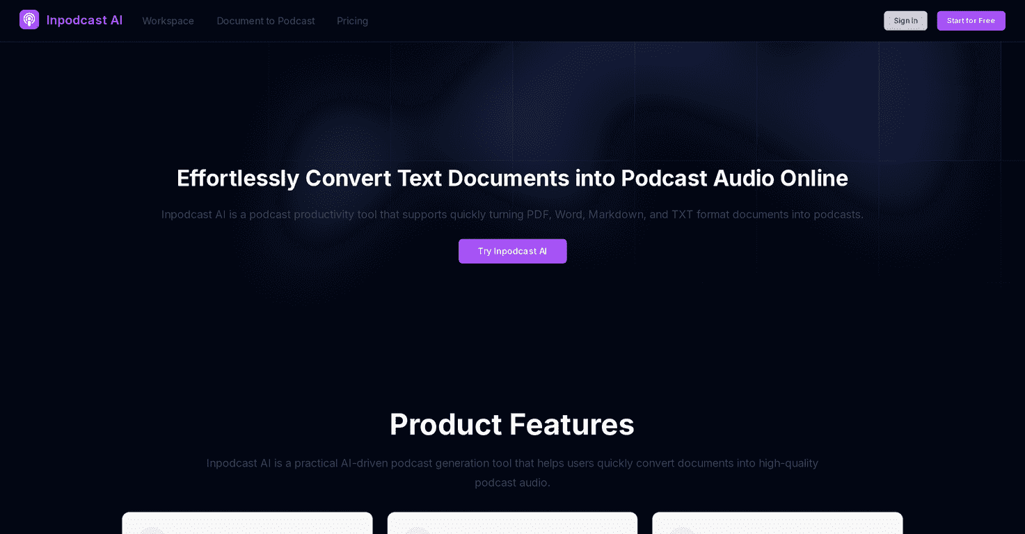 Inpodcast AI Review – Your Gateway to Easy Podcasting