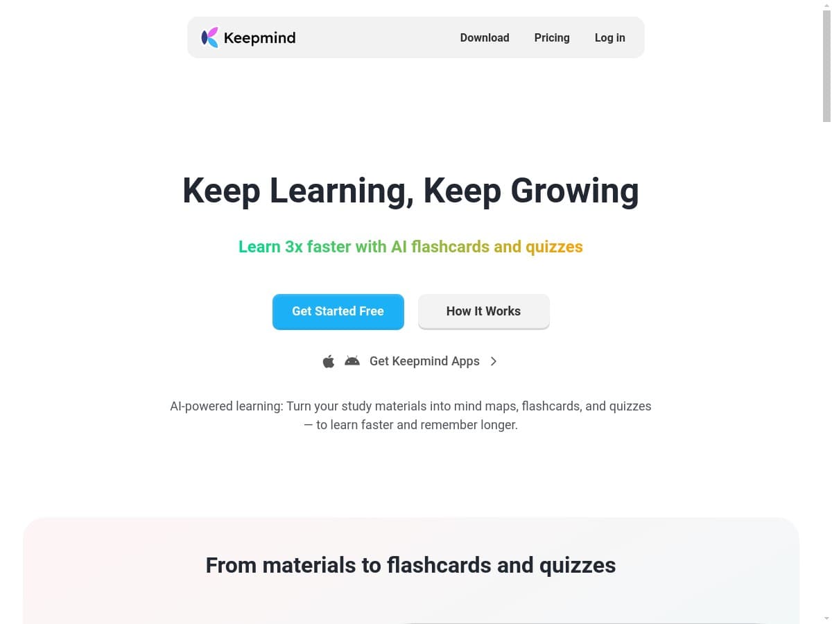 KeepMind Review – Boost Your Learning with AI Flashcards