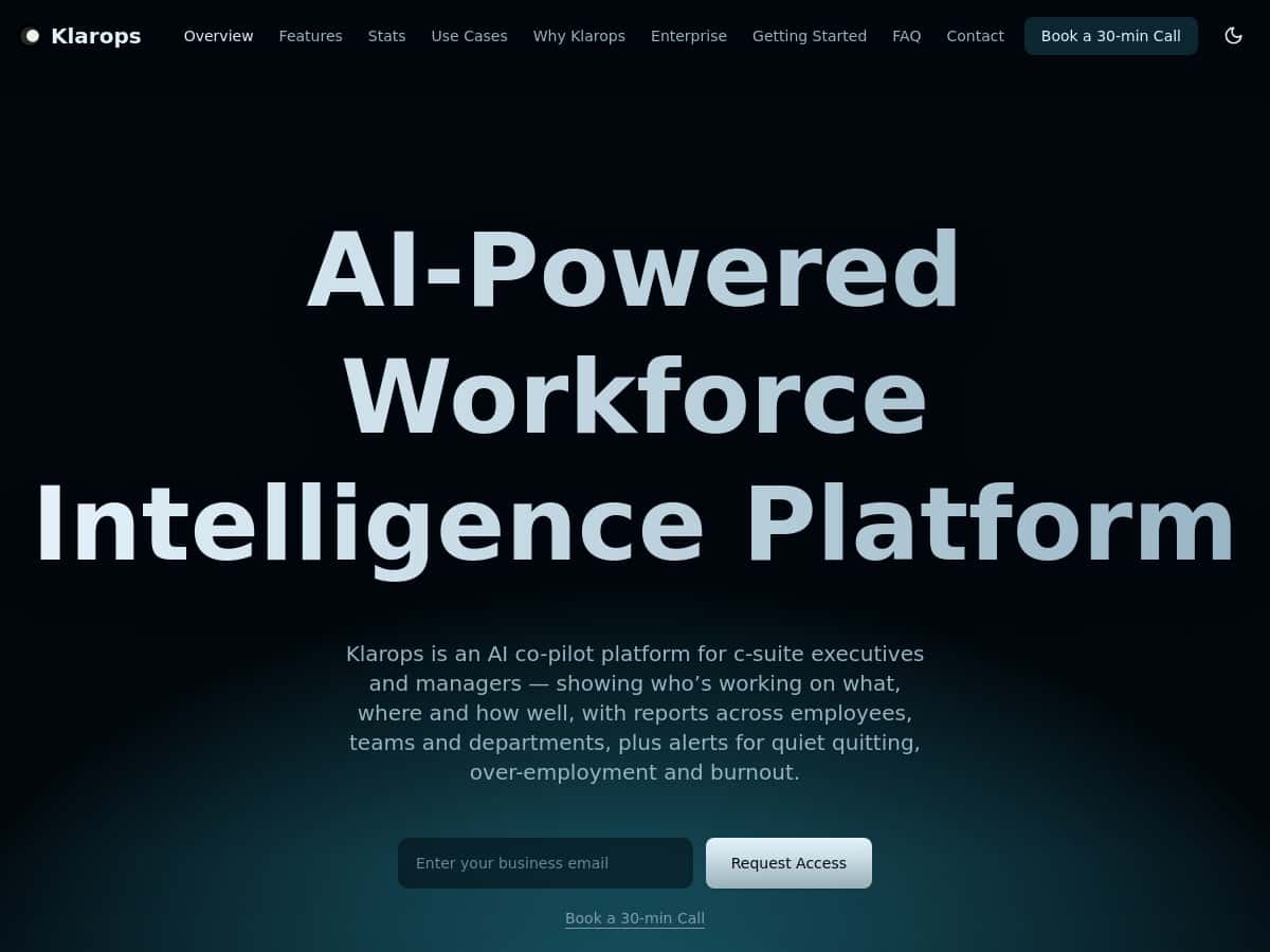 Klarops Review – AI Workforce Insights for Better Management