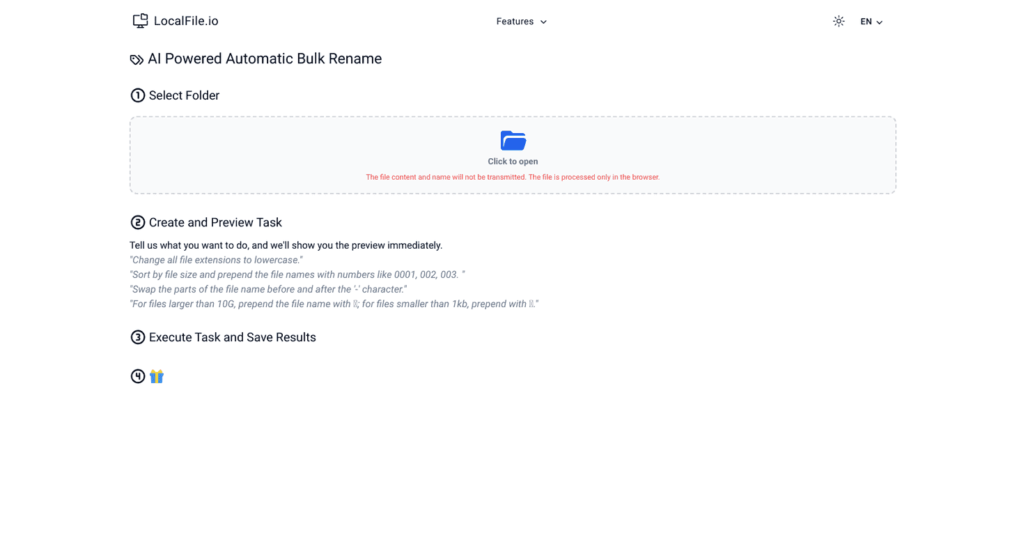 LocalFile.io Review – Simplify Bulk File Renaming