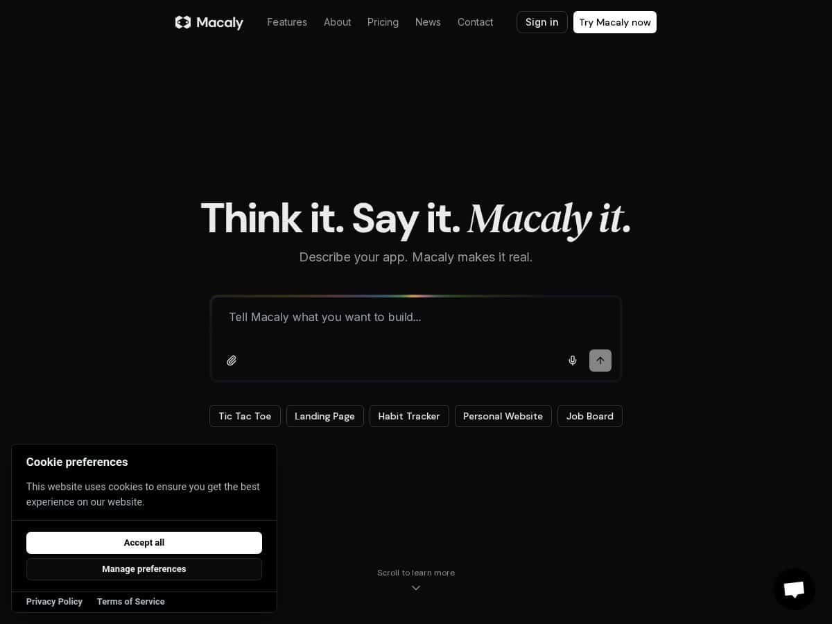 Macaly Review – Simplify App Creation with No-Code