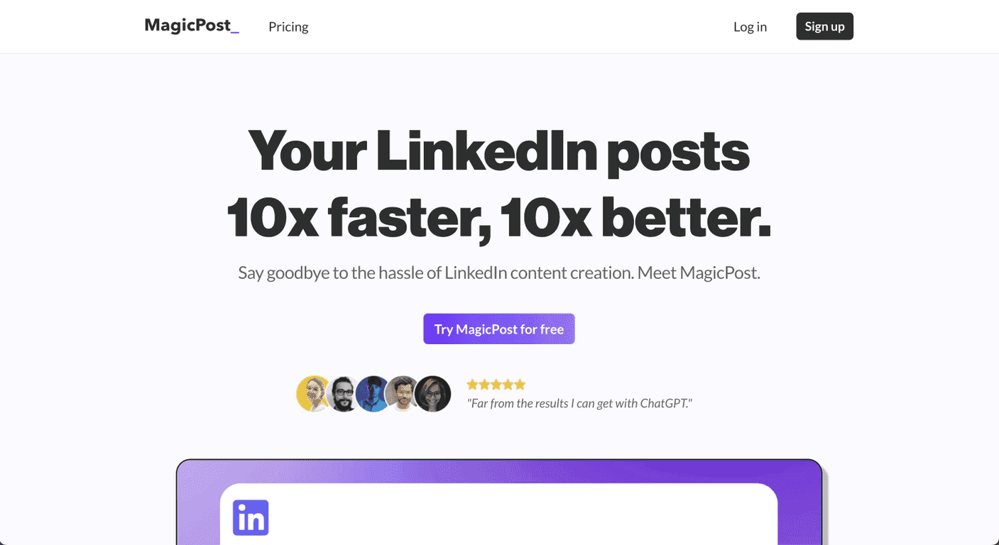 MagicPost Review – Create LinkedIn Posts Effortlessly