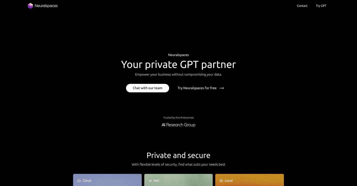 Neuralspaces Review – Your Private AI Partner