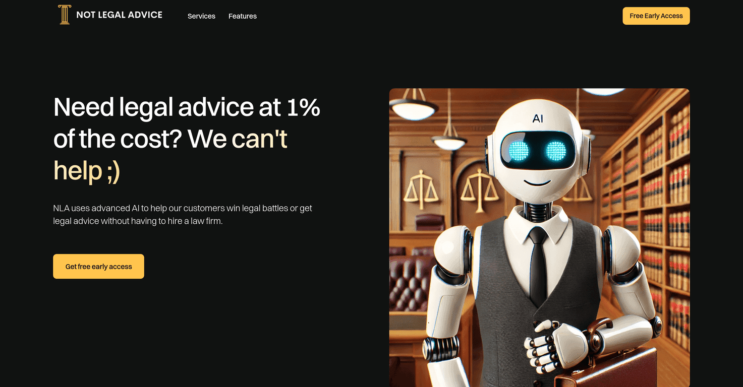 Not Legal Advice Review – An AI Solution for Legal Issues