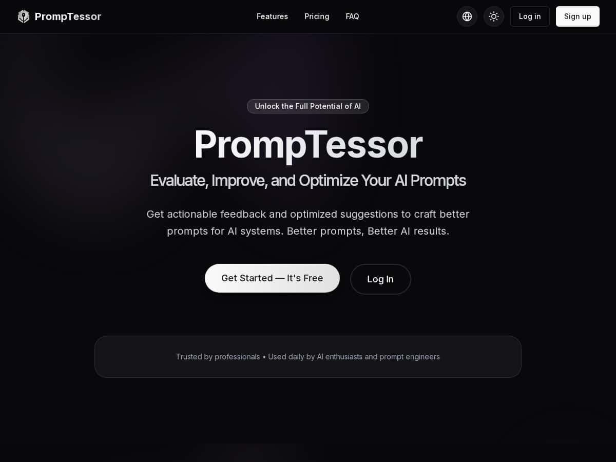 PrompTessor Review – Boost Your AI Prompts Effortlessly