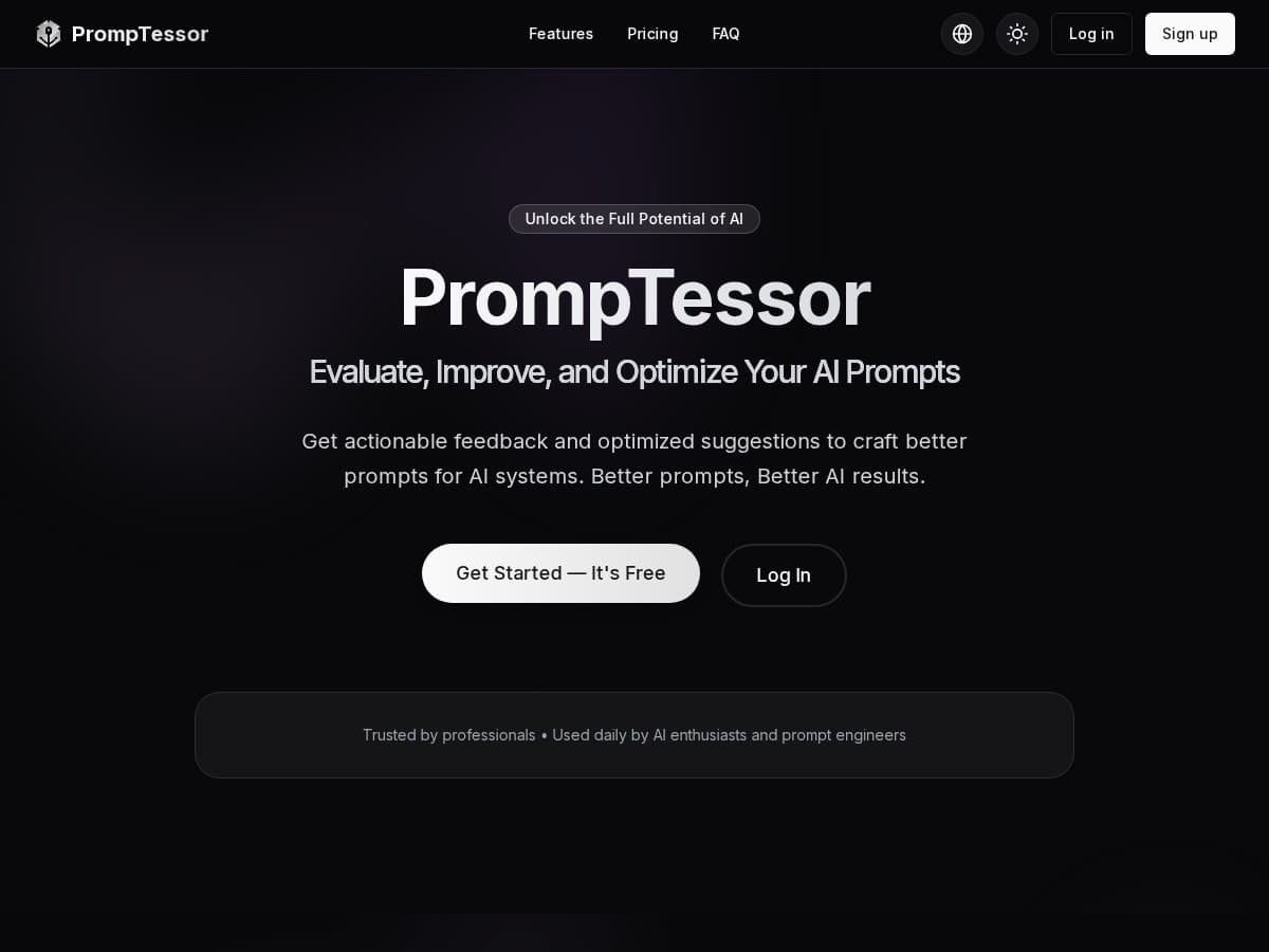 PrompTessor Review – Boost Your AI Prompts Effortlessly