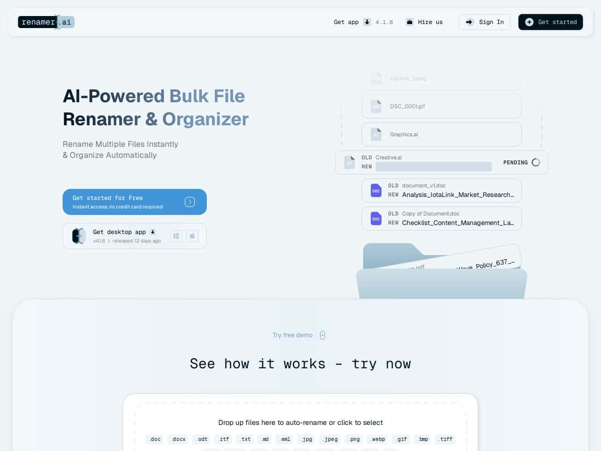 Renamer.ai Review – The Smart Way to Organize Files